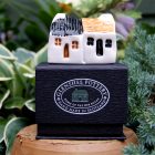 Glenshee Pottery - Semi-detached Bothy - Black,Toffee Semi on box