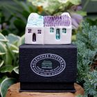 Glenshee Pottery - Semi-detached Bothy - Seamist, Purple semi on box